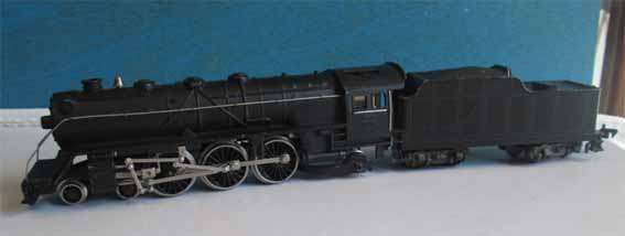 FLEISCHMANN HO SCALE - STEAM LOCO & TENDER 4-6-2 - CONDITION, SEE BELOW