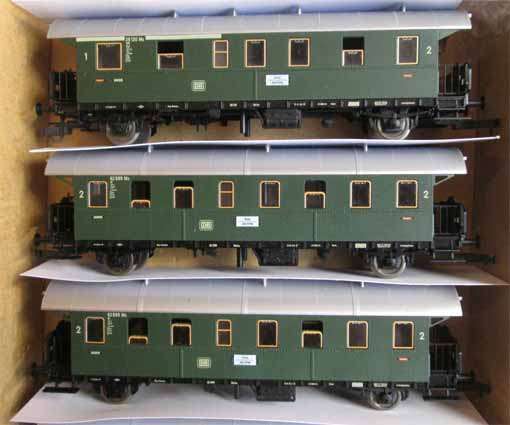 FLEISCHMANN HO SCALE - THUNDERBOX BOX PASSENGER SET/ 5, DB (MINT)