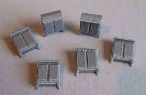 SAR SIGNAL RELAY BOXES, STATIC DISPLAY, 6 X PER PKT, MADE IN RSA