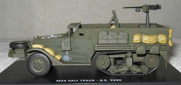 1945 M3A HALF TRACK - US by EDISON GIOCATTOLI in 1/43 SCALE (NEW BOXED)