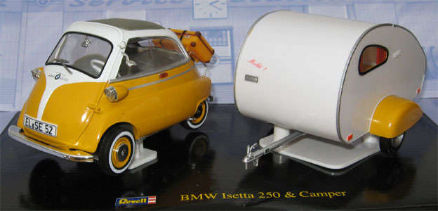 BMW ISETTA & CAMPER by REVELL in 1/18 SCALE (NEW BOXED)