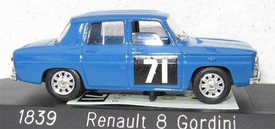 RENAULT 8 GORDINI by SOLIDO in 1/43 SCALE (MIB)