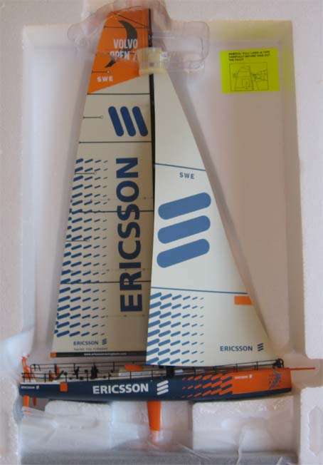 ERICSSON RACING TEAM MODEL YACHT by MOTORART (NEW BOXED)