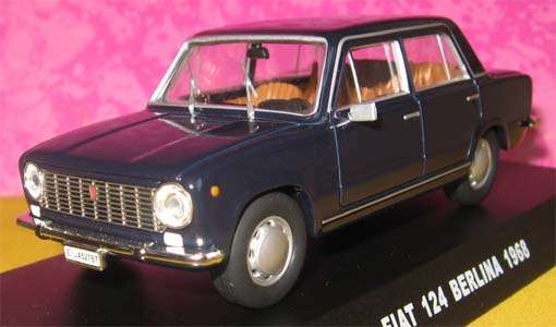1968 FIAT 124 BERLINA in 1/43 SCALE (NEW CARDED)