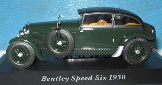 1930 BENTLEY SPEED SIX in 1/43 SCALE (NEW BOXED)