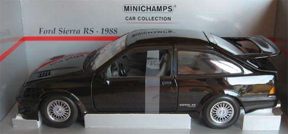 1988 FORD SIERRA RS COSWORTH by MINICHAMPS in 1/18 SCALE (NEW BOXED)