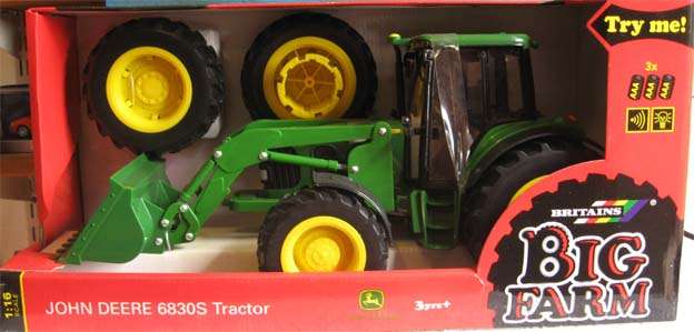 JOHN DEERE 6930S TRACTOR & TRAILER COMBO by BRITAINS in 1/16 SCALE (NIB)