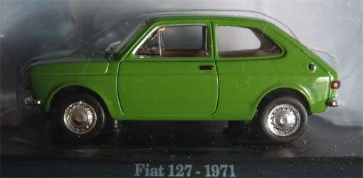 1971 FIAT 127 by HATCHETT in 1/43 SCALE (NEW CARDED)