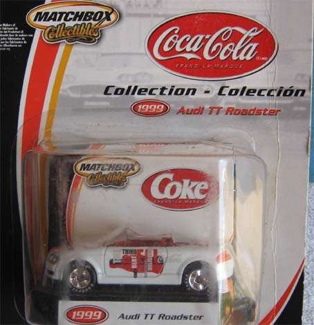 AUDI TT ROADSTER COCA COLA by MATCHBOX (CARDED)