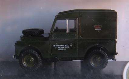 LAND ROVER PO TELEPHONES by OXFORD in 1/76 RAILWAY SCALE (NIB)