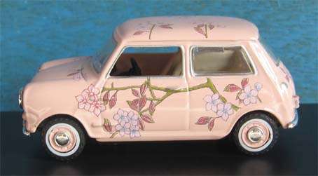PINK FLORAL MINI (M & S TWIGGY ADVERT) by OXFORD in 1/43 SCALE (NIB)