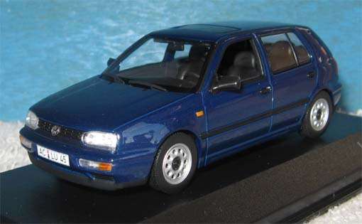 1993 VW GOLF III by MINICHAMPS in 1/43 SCALE (NIB)
