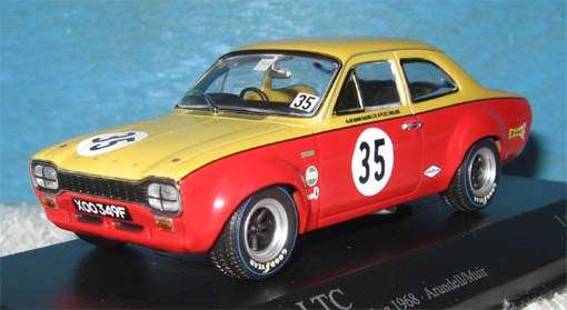 FORD ESCORT 1 TC, ALAN MANN RACING by MINICHAMPS in 1/43 SCALE (NIB)
