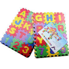 Baby EVA 36Pcs Number Alphabet Puzzle Foam Mats