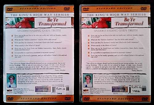 Be Transformed ~4 DVD Set ~ Bible Teaching by Nancy Missler