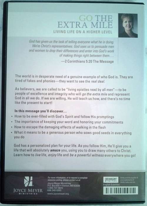 Go the Extra Mile - Joyce Meyer