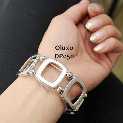 Square Link Silver Bracelet