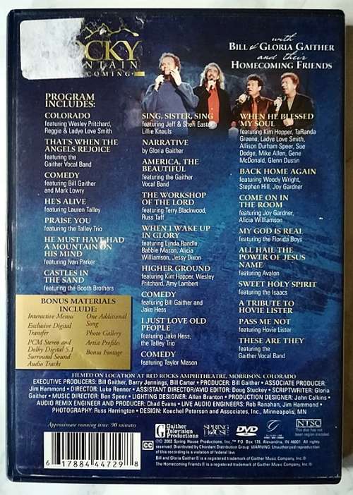 Gaithers Rocky Mountain Homecoming