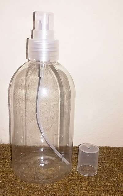 250ml Bell Bottle with spray - (Pack of 4)
