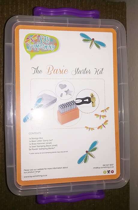 Complete Metal Stamping Kit with 2 Letter Sets and lots of Accessories