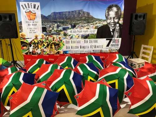 South African Flag Sunbrella