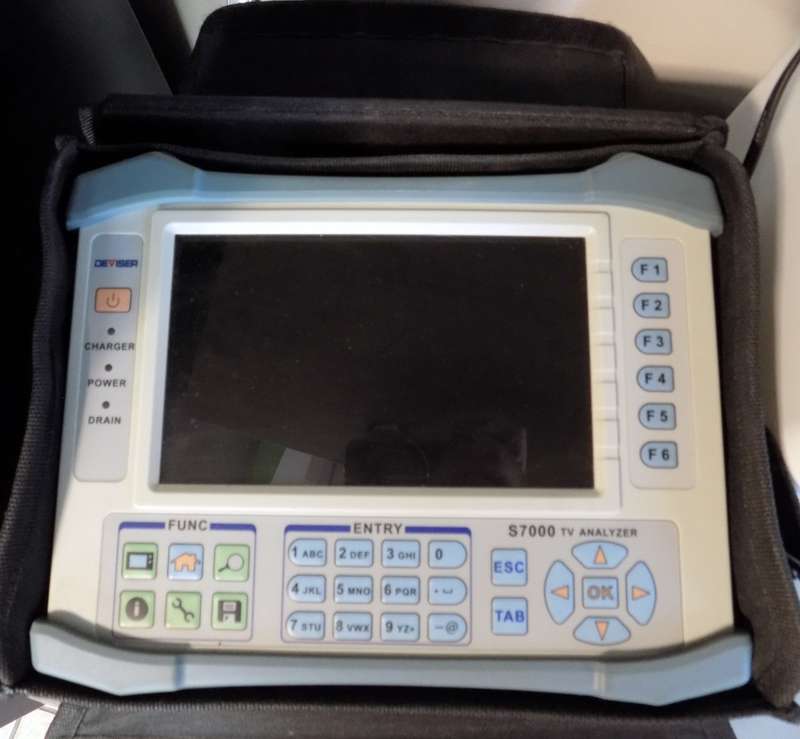 DEVISER - S7000 Professional TV & Satellite Analyzer