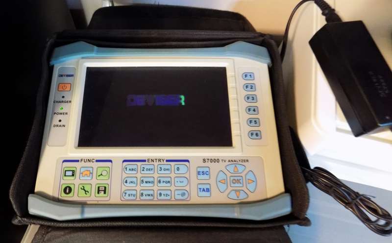 DEVISER - S7000 Professional TV & Satellite Analyzer