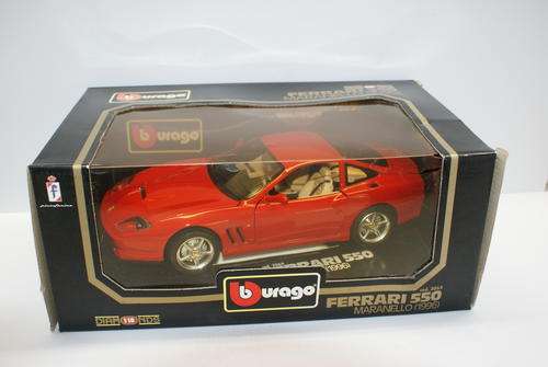 Ferrari 550 Maranello 1:18 red Burago Model:3064