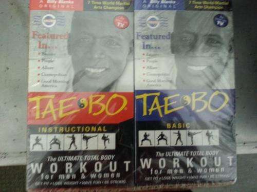 Tae Bo - Billy Blanks Set of 4 VHS Cassettes (NEW )