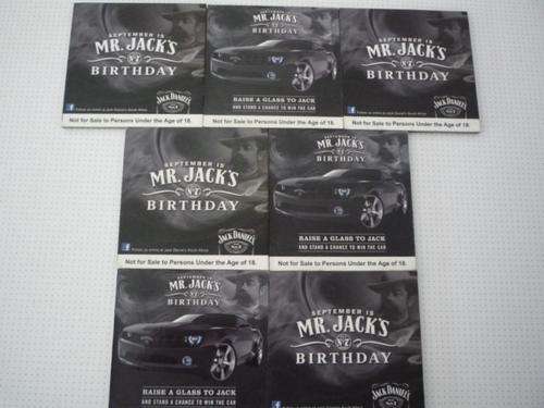 Mr Jack Daniels Birthday Coasters