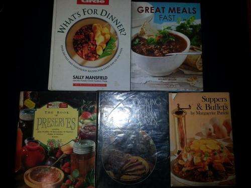 WHAT'S FOR DINNER, GREAT MEALS FAST, BOOK OF PRESERVES, COOKING WITH MYRNA ROSEN, SUPPERS & BUFFETS