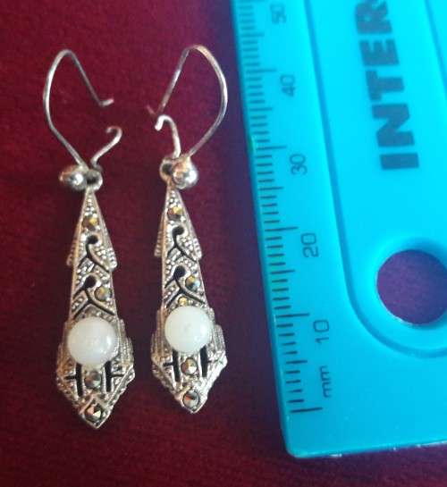 Antique marcasite earrings