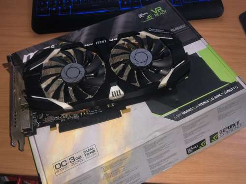 MSI Nvidia Geforce GTX 1060 3G OC Edition