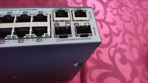 MANAGED SWITCH, HP 2620-48 SWITCH, 48 PORT, J9626A, ONE MONTH OLD