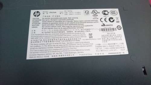 MANAGED SWITCH, HP 2620-48 SWITCH, 48 PORT, J9626A, ONE MONTH OLD