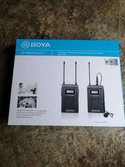 BRAND NEW - BOYA WIRELESS MICROPHONE - MODEL BY-WM8 PRO-K1