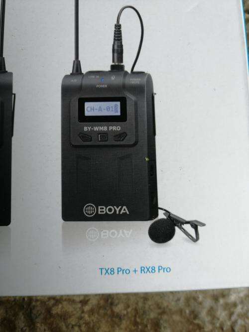 BRAND NEW - BOYA WIRELESS MICROPHONE - MODEL BY-WM8 PRO-K1