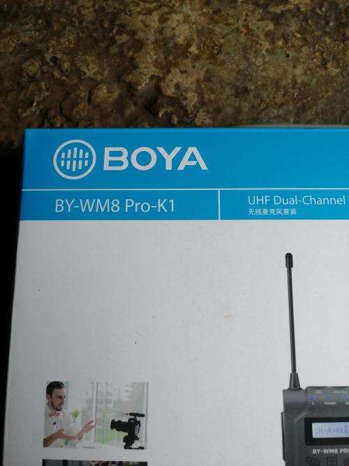 BRAND NEW - BOYA WIRELESS MICROPHONE - MODEL BY-WM8 PRO-K1