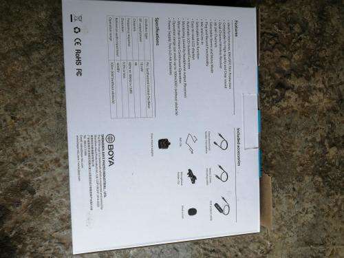 BRAND NEW - BOYA WIRELESS MICROPHONE - MODEL BY-WM8 PRO-K1