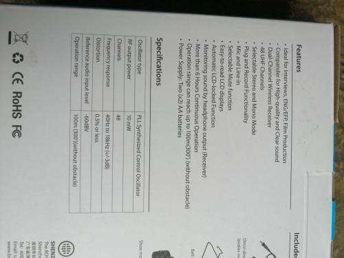 BRAND NEW - BOYA WIRELESS MICROPHONE - MODEL BY-WM8 PRO-K1