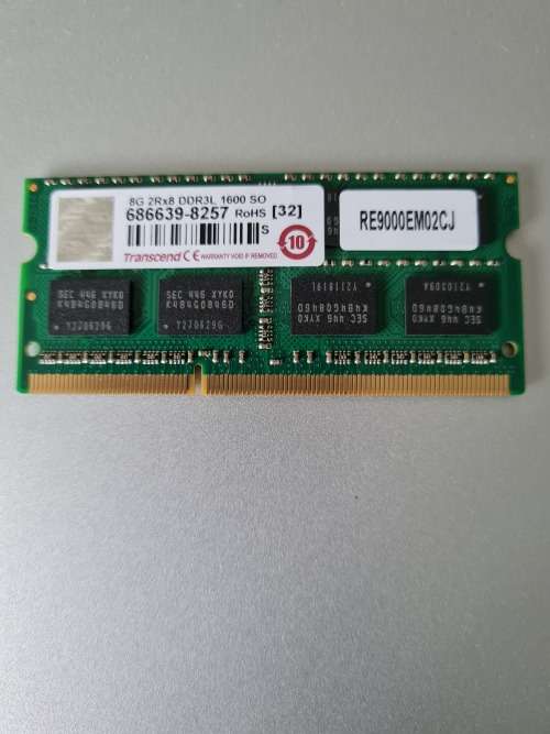 TRANSCEND - LAPTOP MEMORY - 8GB - DDR3L -1600MHZ