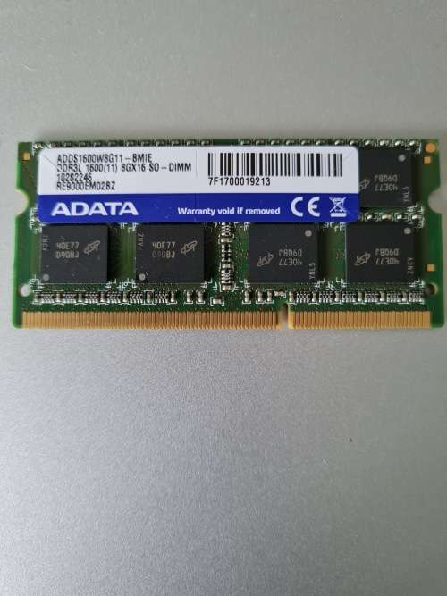 ADATA - LAPTOP MEMORY - 8GB - DDR3L -1600MHZ