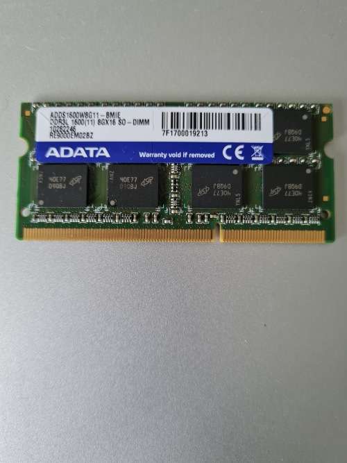 ADATA - LAPTOP MEMORY - 8GB - DDR3L -1600MHZ