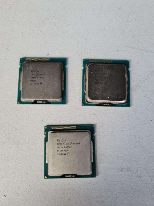 LATE ENTRY - BULK LOT PROCESSORS - 3 X i3 3RD GEN PROCESSORS - ALL FULLY WORKING