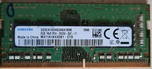 8GB DDR4 LAPTOP MEMORY - 2666GHZ