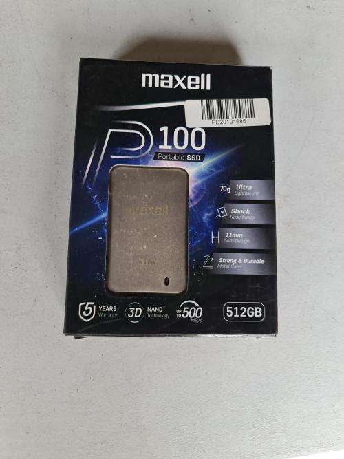 BRAND NEW - MAXELL PORTAL SSD HARD DRIVE - P100 - EXTERANL HARD DRIVE - 512GB