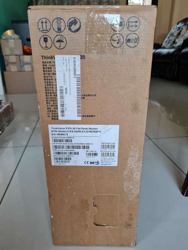 LAST MININUTE AUCTION - BRAND NEW 27 INCH LENOVO THINKVISION P27H-20 27 INCH UHD MONITOR