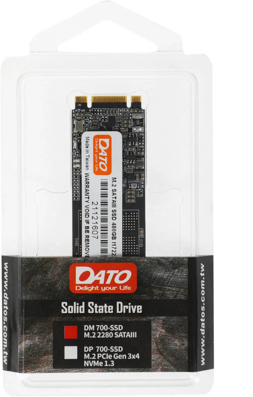 BRAND NEW - DATO SSD HARD DRIVE - 480GB M.2 2280