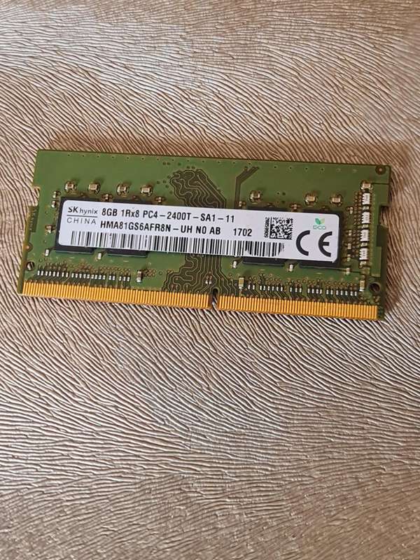 SK HYNIX - 8GB DDR4 LAPTOP MEMORY - 2400T - FULL WORKING CONDITION
