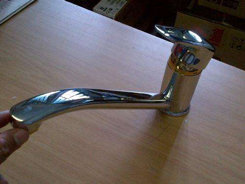 STUNNING SILVER AND GOLD KITCHEN MIXER- ELLIGENT